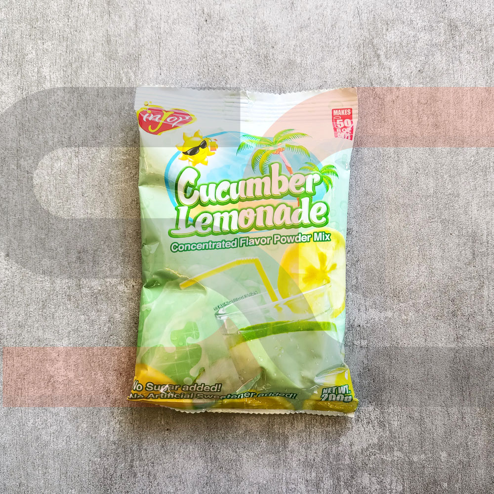 Injoy Cucumber Lemonade Unsweetened Powdered Drink 200g Bundled with