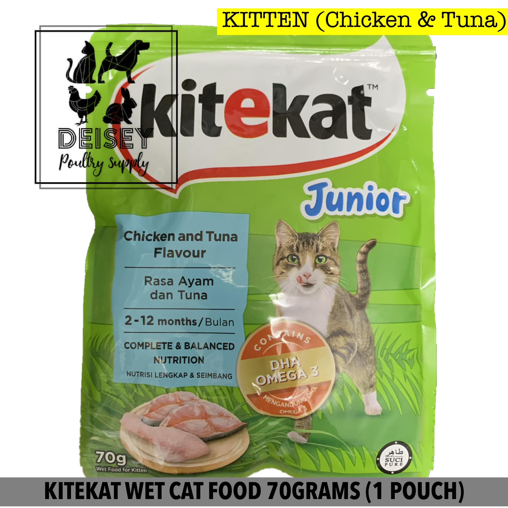 KITEKAT POUCH WET CAT FOOD 70 GRAMS (1 POUCH) Lazada PH