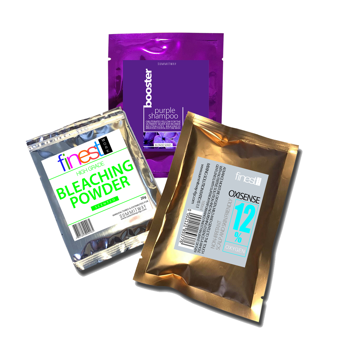 Hair Bleaching set with Purple Shampoo sachet Lazada PH