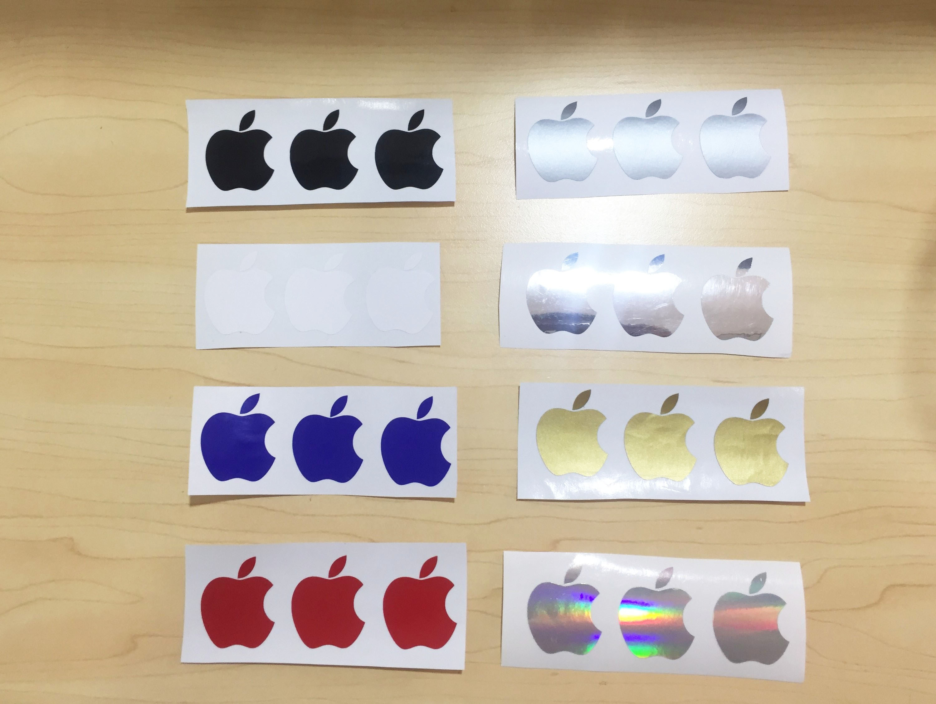 Apple Stickers for Iphone, Macbook, Ipad, Imac or Any Other Surface : Apple  Decal, 2D, Reptile Texture Vinyl - Etsy