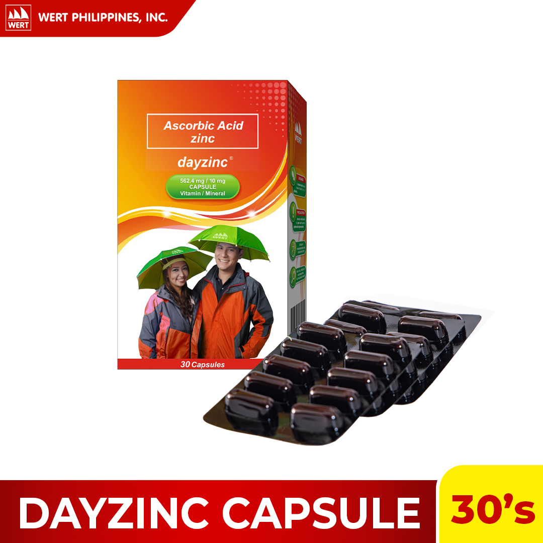 Dayzinc Capsule Vitamin C + Zinc Lazada PH
