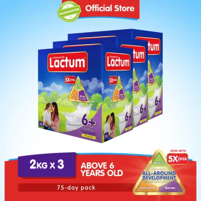 Lactum 6+ Plain 6kg Powdered Milk Drink for Children 6 Years Old and Above