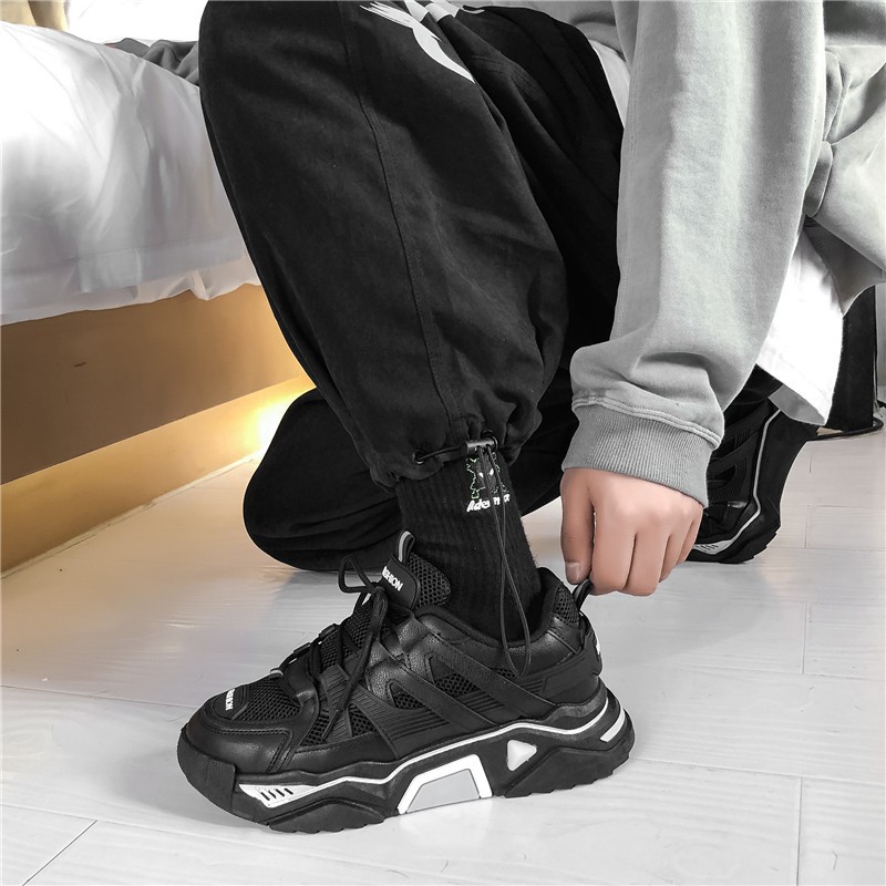 Men's Fashionable Footwear Trendy Korean Style Sneakers Rubber Shoes ...