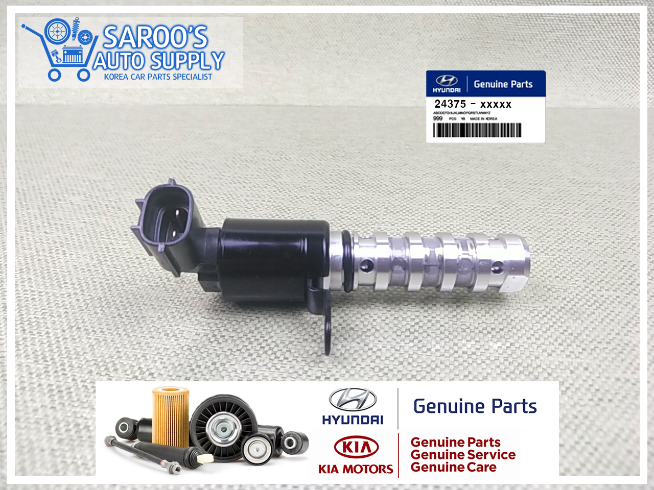 Kappa G4LC Oil Flow Control Valve [exhaust] For Hyundai Accent ,2013