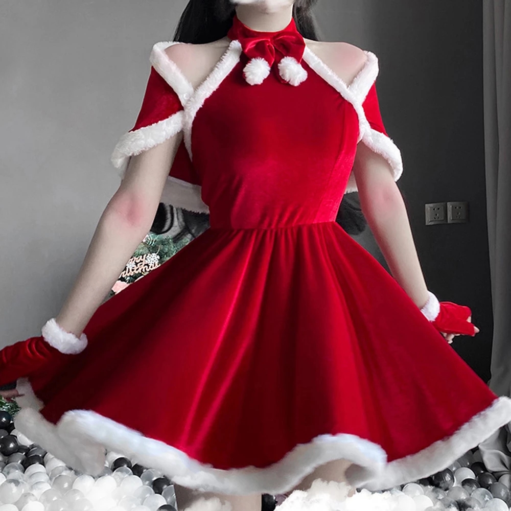 christmas costume dress Amazon.com: Womens Sparkly Sequin Christmas Costume Plush Trim Santa Dress with Belt Xmas Holiday Cocktail Party Dress (Red, S) : Clothing, Shoes & Jewelry