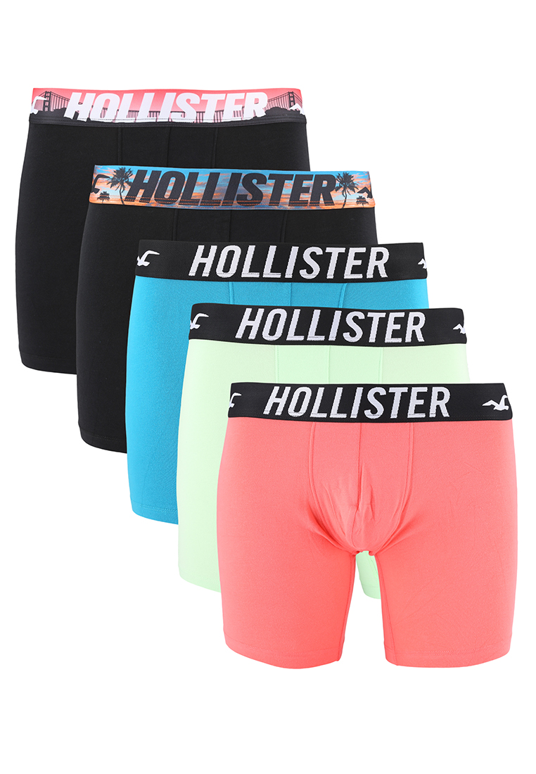 Hollister Men's Pattern Boxers Lime/Multi Lazada PH