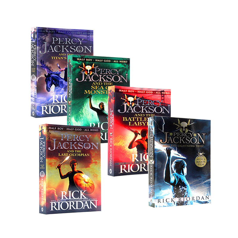 Five volumes of Percy Jackson and the lightning thief 5 are sold ...