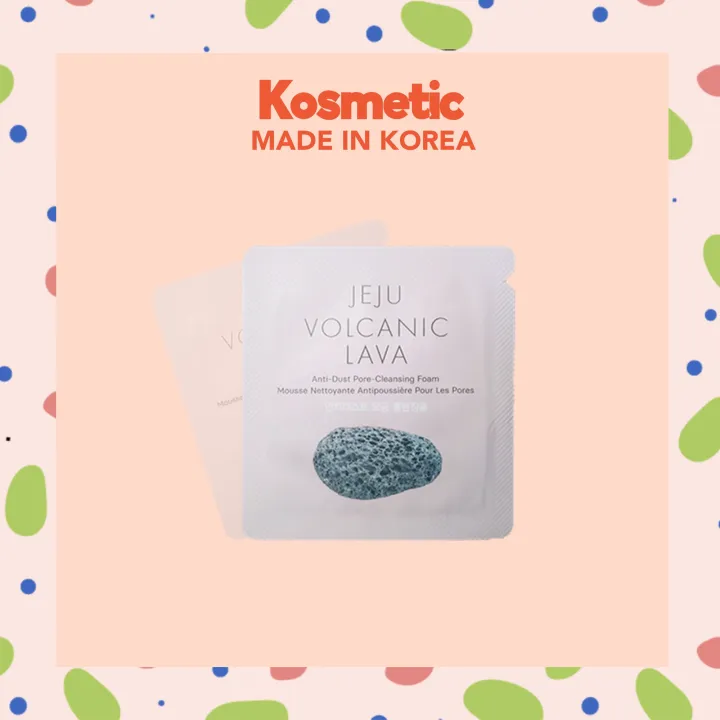 jeju volcanic lava anti dust pore cleansing foam