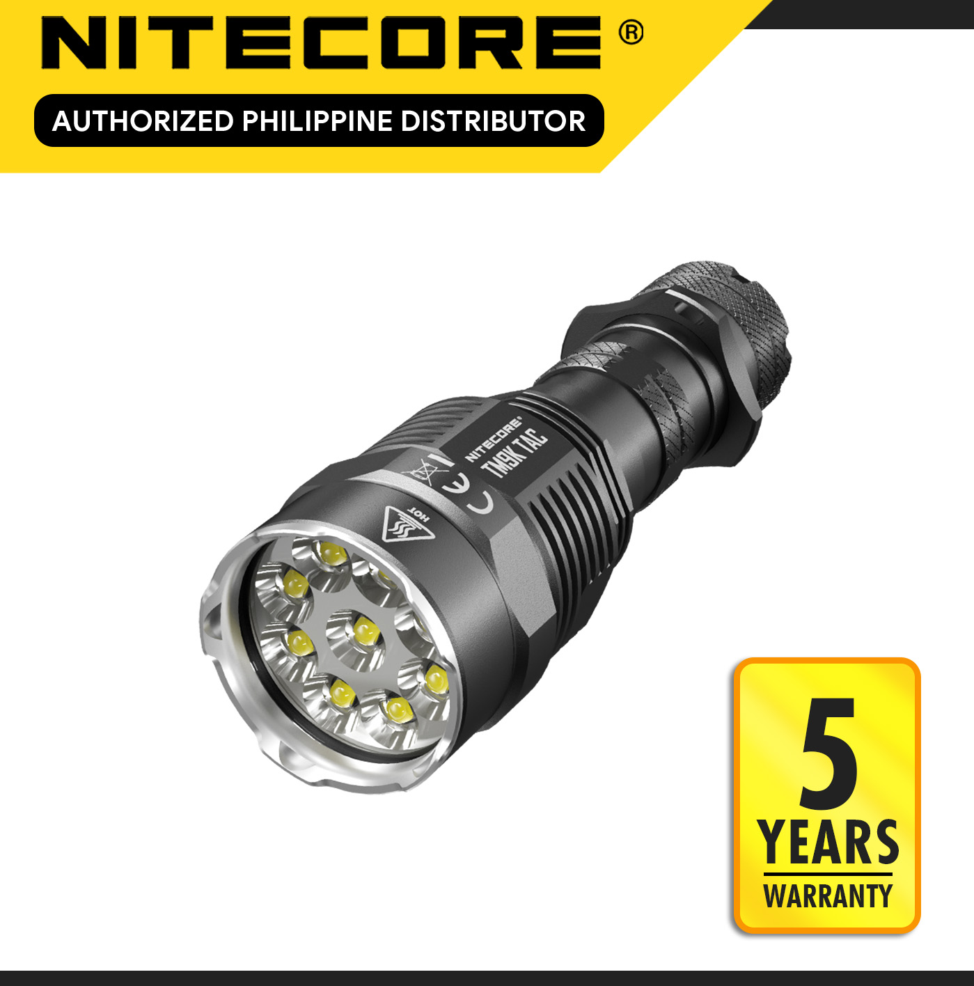 Nitecore TM9K TAC 9800 Lumens Rechargeable Flashlight Lazada PH