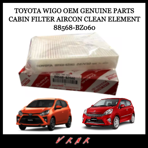 TOYOTA WIGO OEM Genuine Parts Cabin Filter Aircon Clean Element 88568