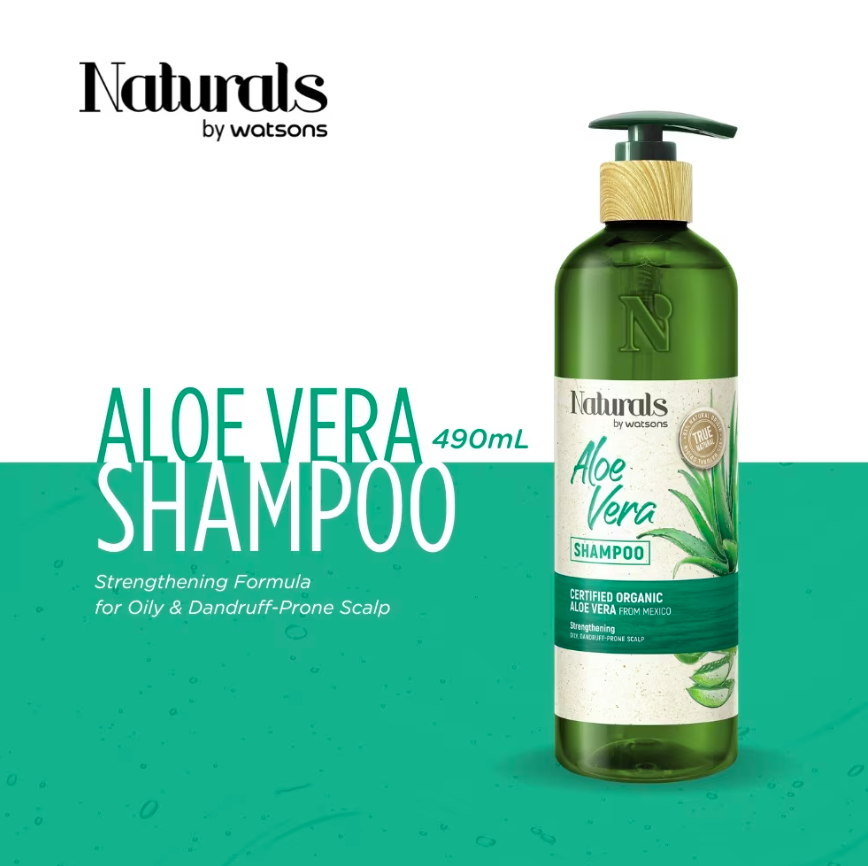 Naturals By Watsons Aloe Vera Shampoo 490ml | Lazada PH