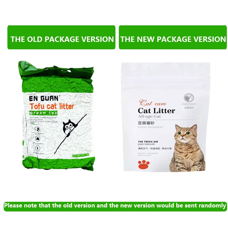 Tofu Cat Litter sand 6L Flushable Cat Sand Food Grade Plant Tofu