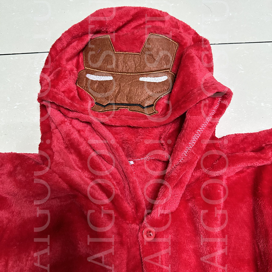 Spiderman I-r-o-n Man Onesie for Adults Unisex Men Women Avengers