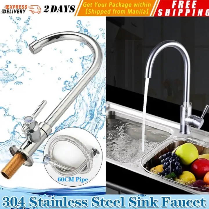 1 4 Reverse Bathroom Kitchen 360 Degree Drinking Water Filter Gooseneck Type Basin Faucets Kitchen Sink Tap Chrome 304 Stainless Steel Sink Faucet