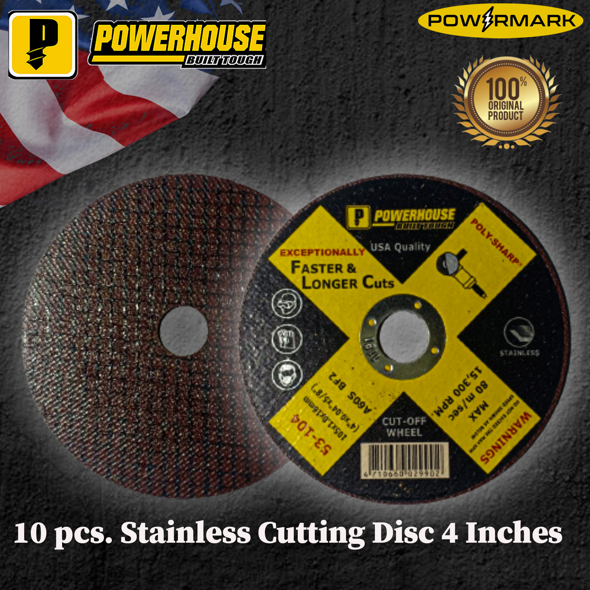 5/10/20pcs 4Inch 16mm Hole Cutting Disc Grinding Tool Resin Cutting Discs Set 