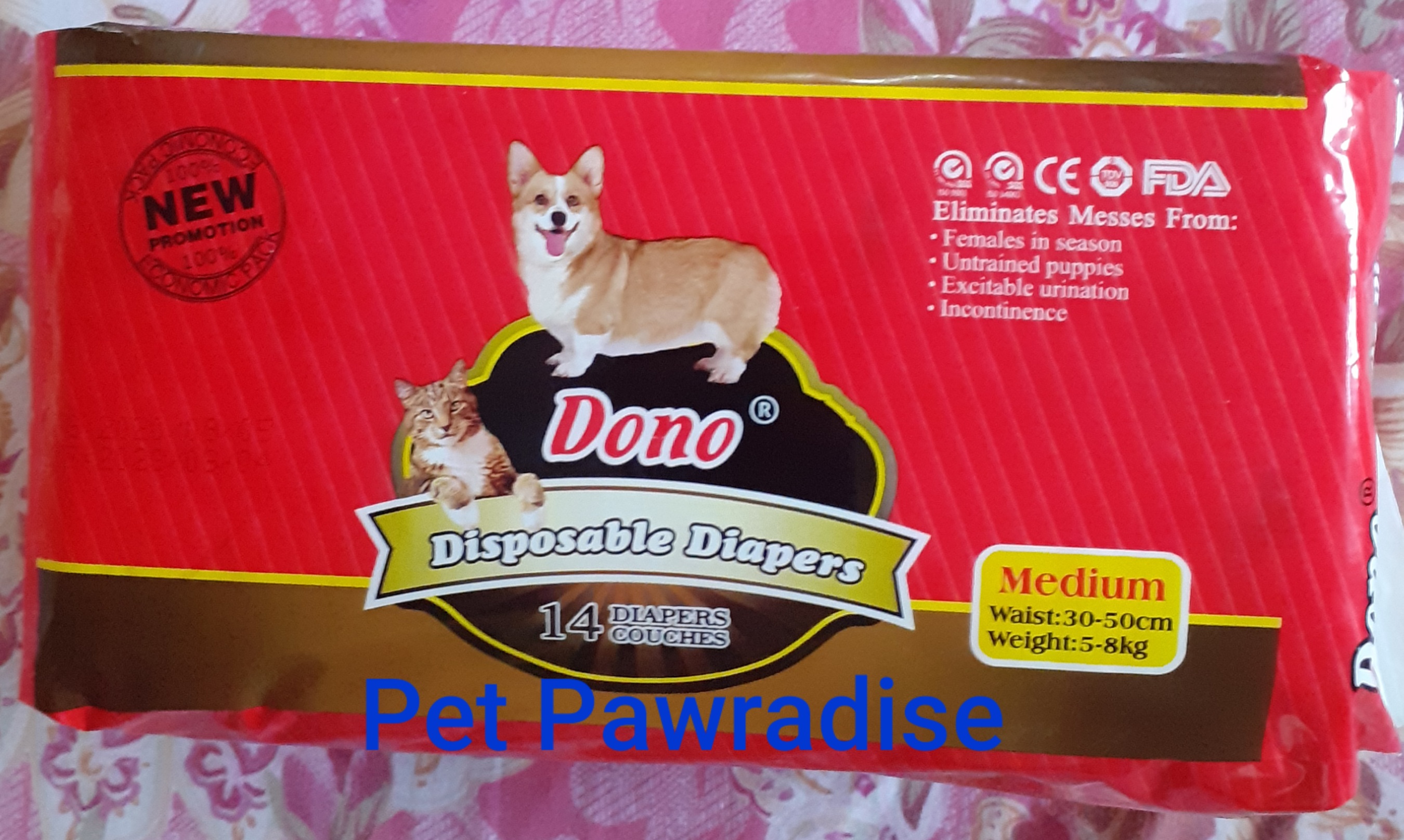 Dono Female Diaper Medium (14pcs) (2025 Expiration Date) Lazada PH