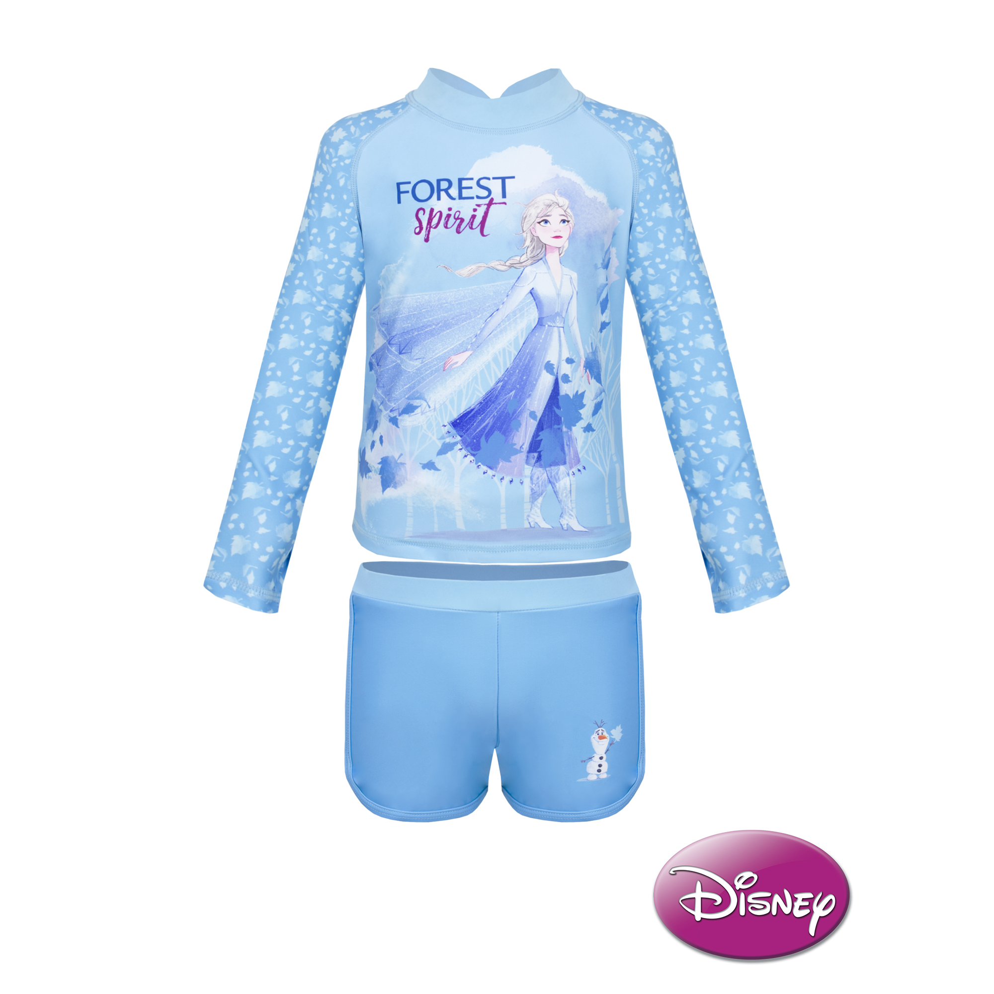 Disney Frozen UV 50 Sunsuit Swimsuit Sun Protection Swim Suit Princess Elsa