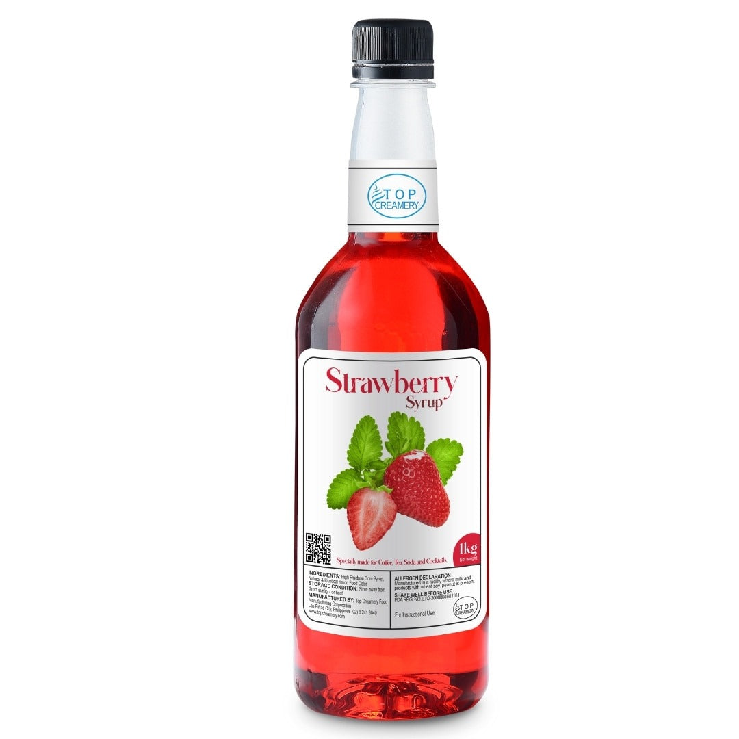 Top Series Strawberry Syrup 750ml Lazada PH
