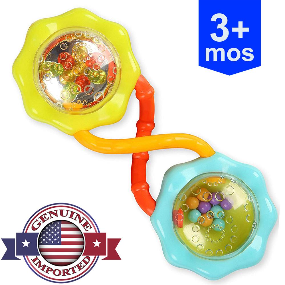 Rattle and Shake Barbell Baby Rattle 
