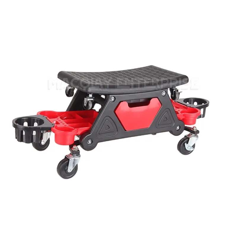 Mobile Rolling Utility Creeper Seat or Chair for Mechanics Detailers