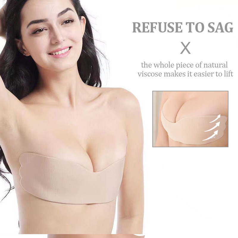 Buy Wholesale China Popular Strapless Women 1pair Self Adhesive Silicone  Push Up Nipple Cover Crop Top Invisible Bra & Silicone Invisible Bra at USD  0.8