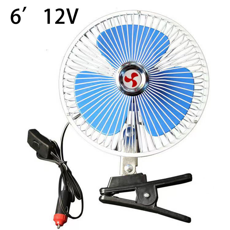12V 24V Portable Cooling Car Fan Mini Vehicle Cooler Window Dashboard ...