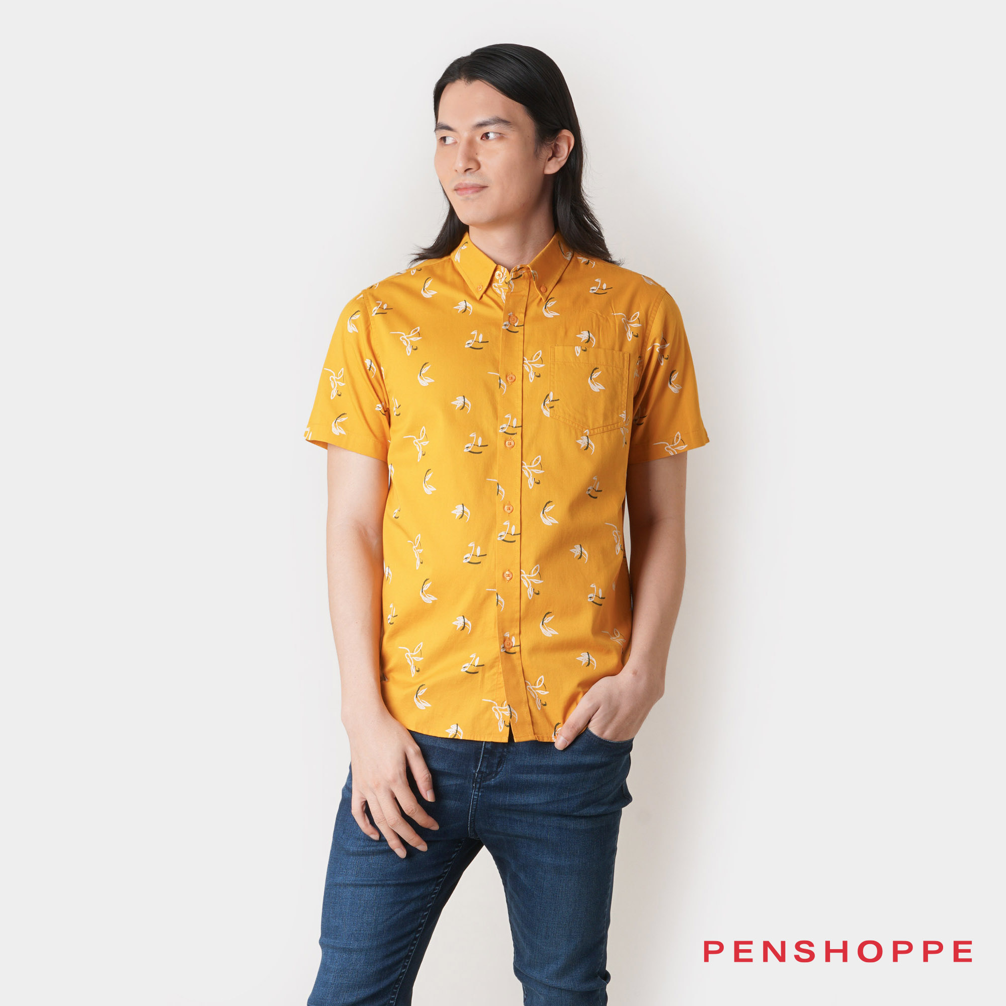 penshoppe button down polo