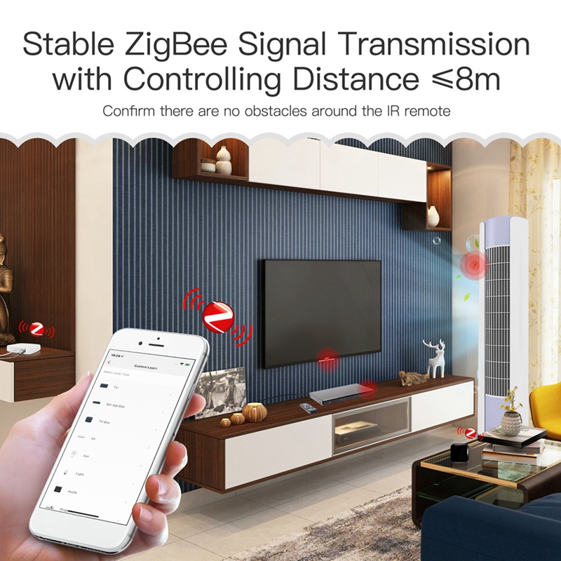 Tuya ZigBee Smart IR Remote Control Universal Infrared Remote Controller for Smart Home Works with Alexa Home