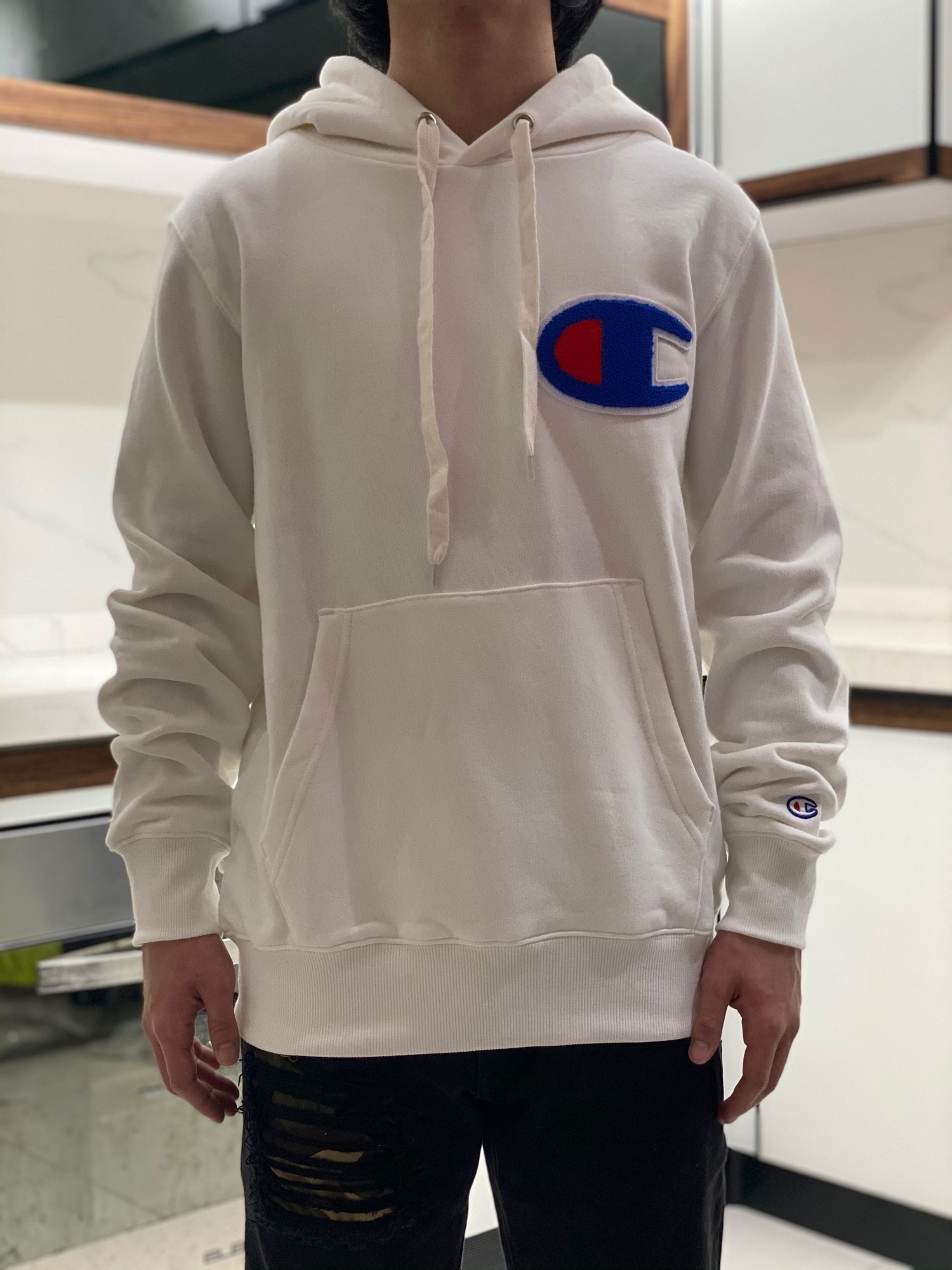 champion sweater big c