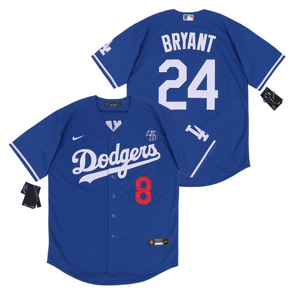 Kobe Bryant Purple & Gold Black Dodgers Jersey 8/24 – South Bay