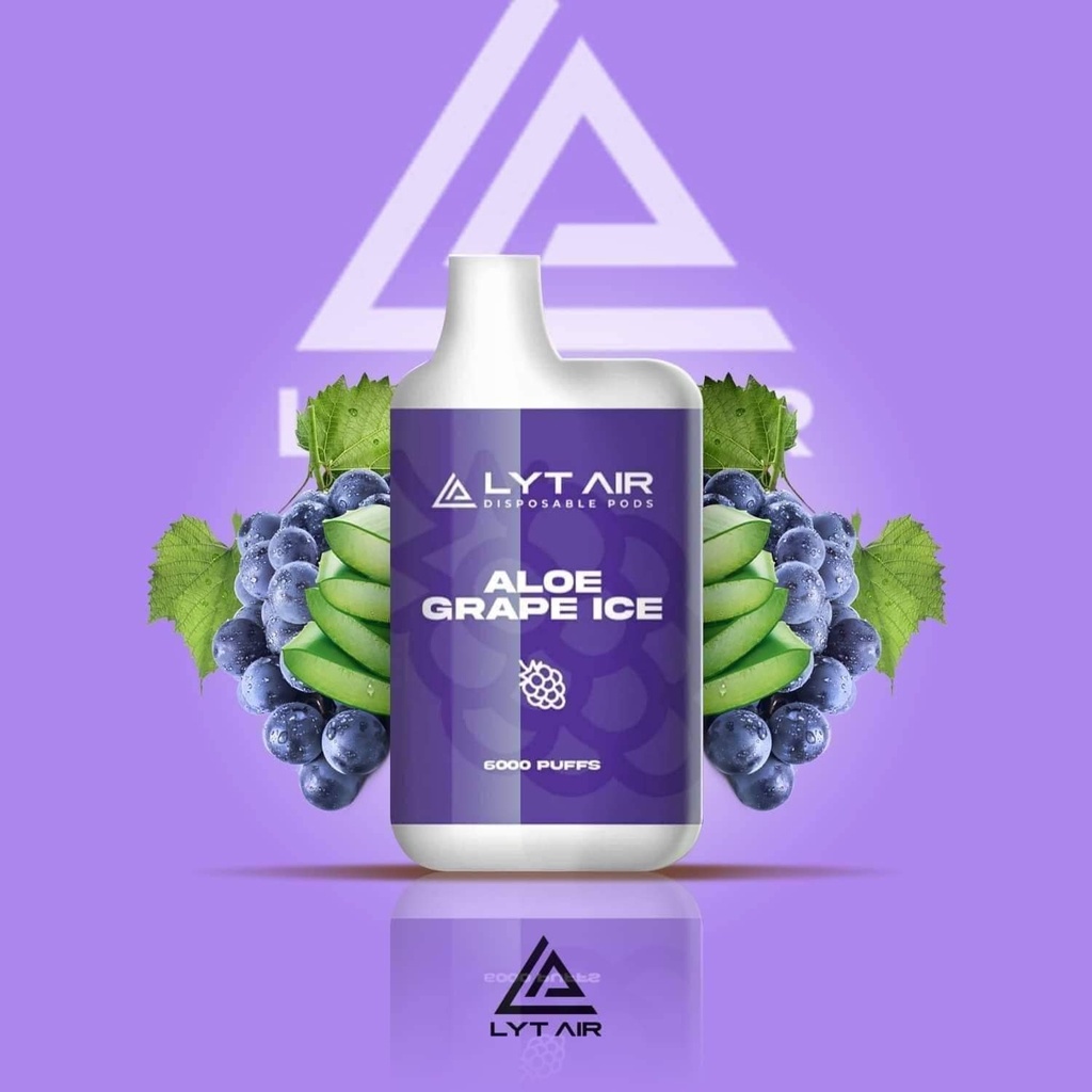 HOT Lyt Air 6000 Puffs Mentholated Rechargeable Disposable Vape Pod 6k