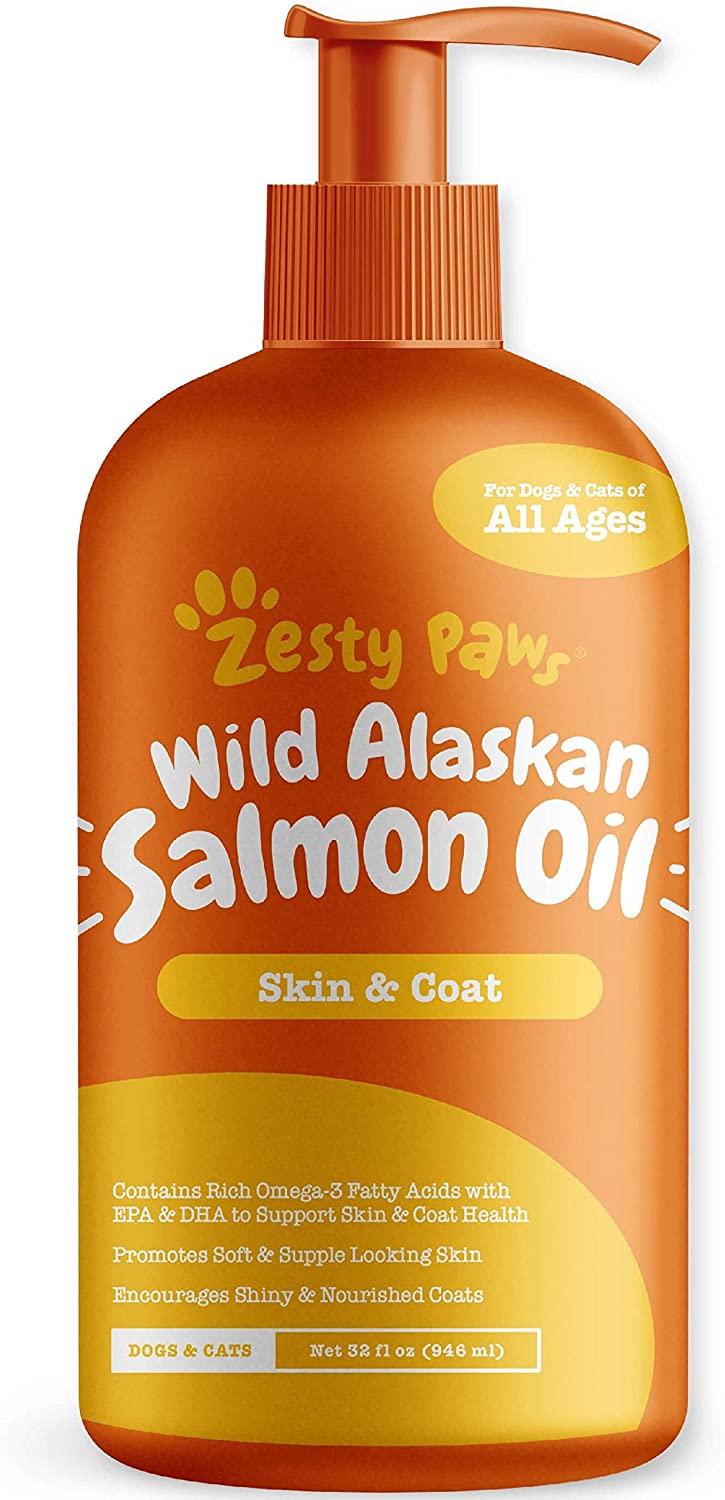 zesty paws pure wild alaskan salmon oil for dogs