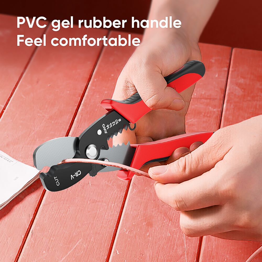 Mitsushi Wire Stripper Plier Vinyl Grip Heavy Duty Diagonal Cutting