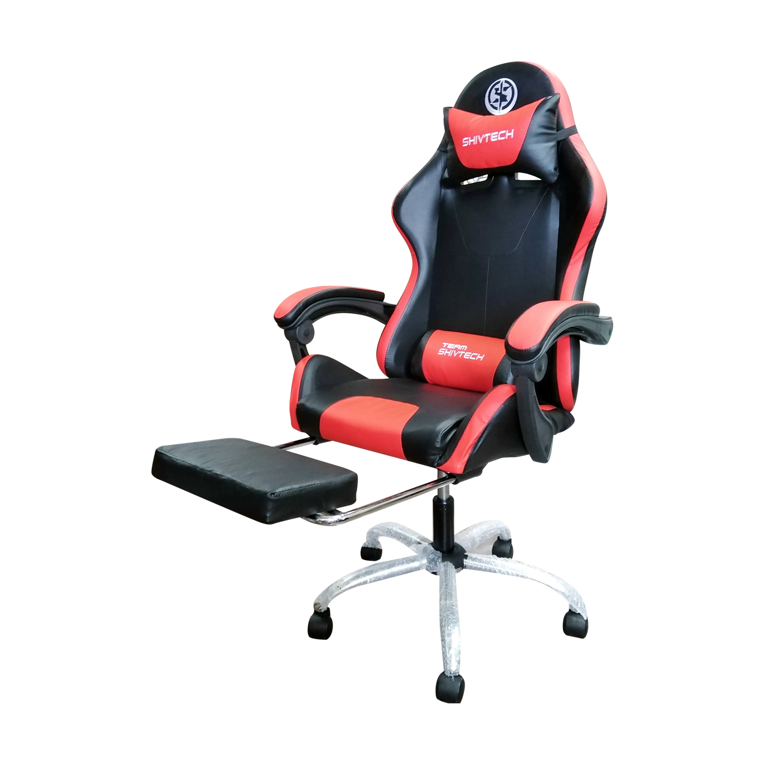 Team Shivtech Gaming Chair with Leg Rest RED Lazada PH