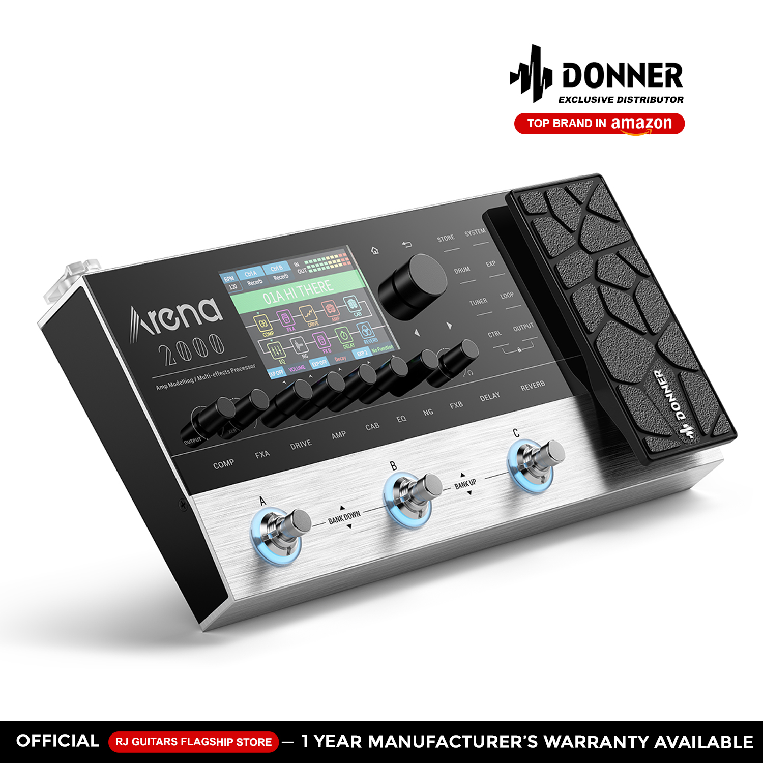 Donner Arena Series Multieffects Arena 2000 Guitar Pedals Lazada PH