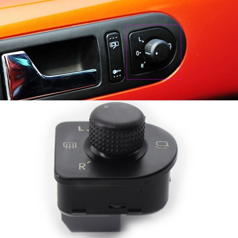 Power Mirror Switch Electric Side Mirror Switch Control Knob Button for