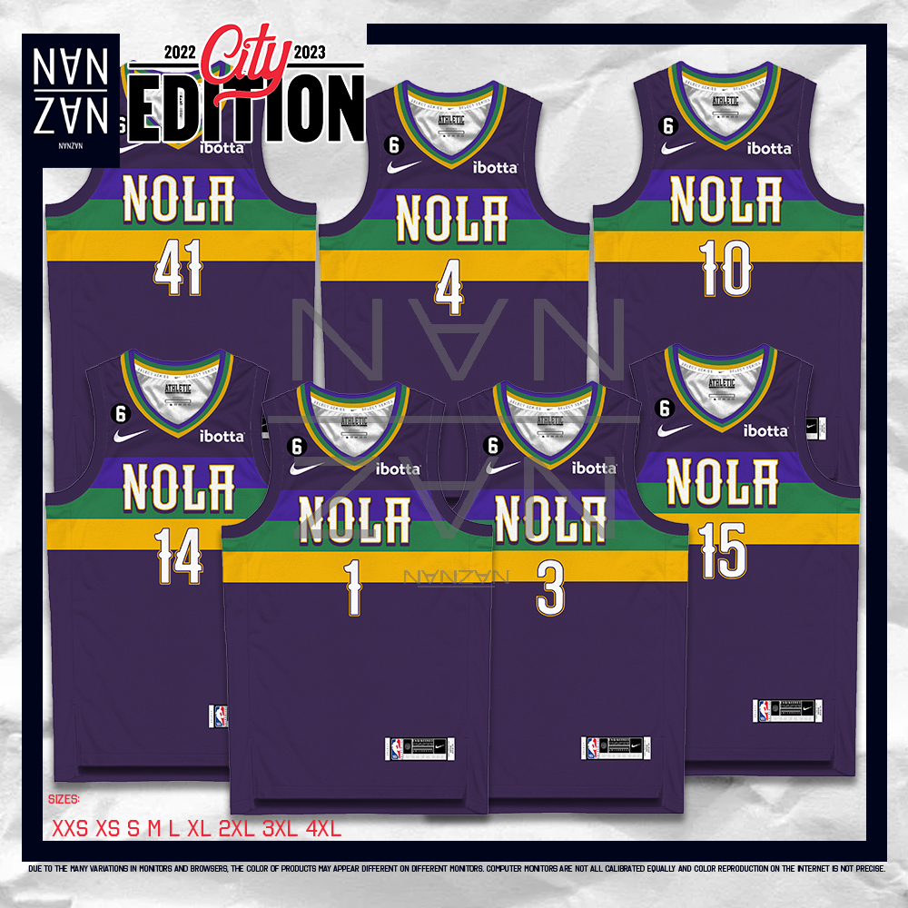 New Orleans Pelicans Mardi Gras uniforms