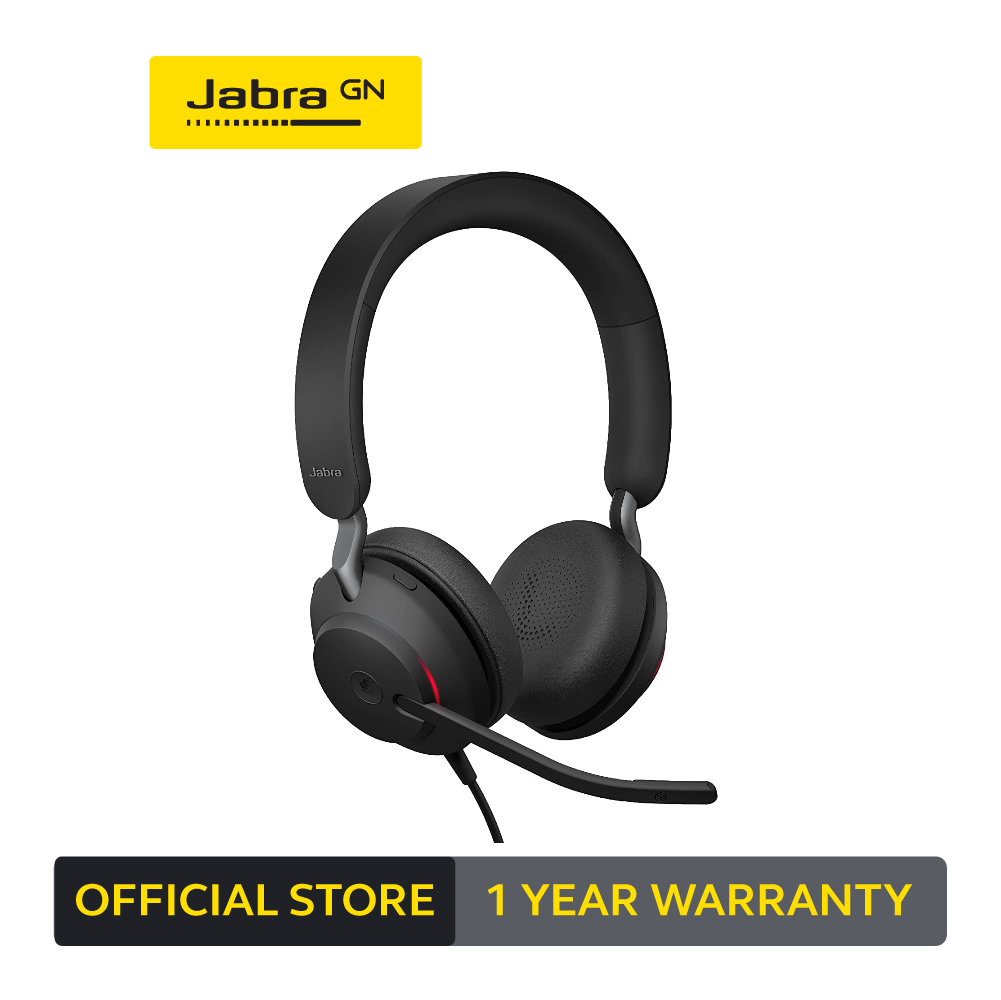 Jabra Evolve2 40 Wired Headphones, USB 