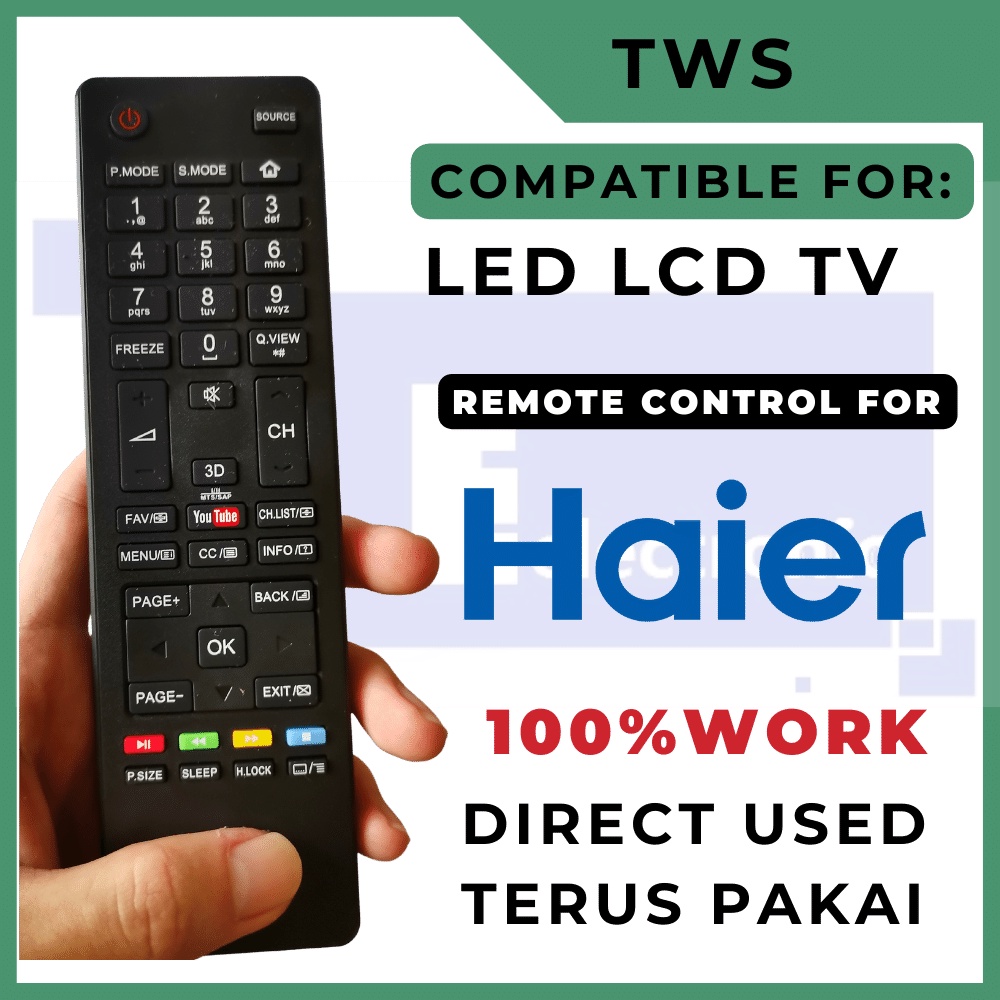 Remote control for (Haier LCDLED TV) Lazada PH