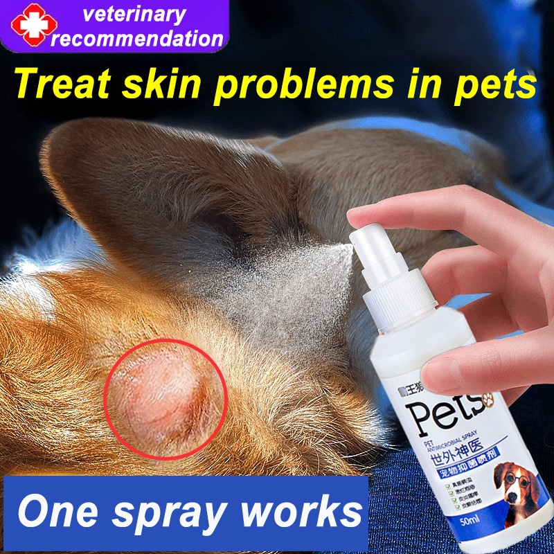 50ml Pet Skin Treatment Spray Pet Skin Care Spray Cats And Dogs Pet 