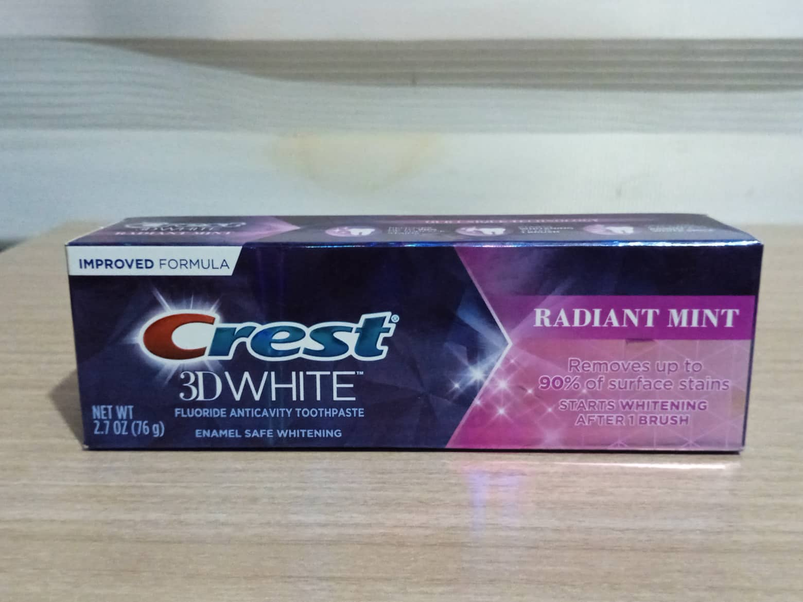 Crest 3D WHITE RADIANT MINT 76g - 口臭防止