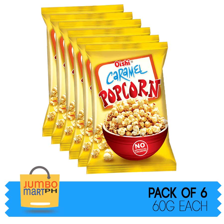 OISHI CARAMEL POPCORN 60G / SET OF 6 | Lazada PH