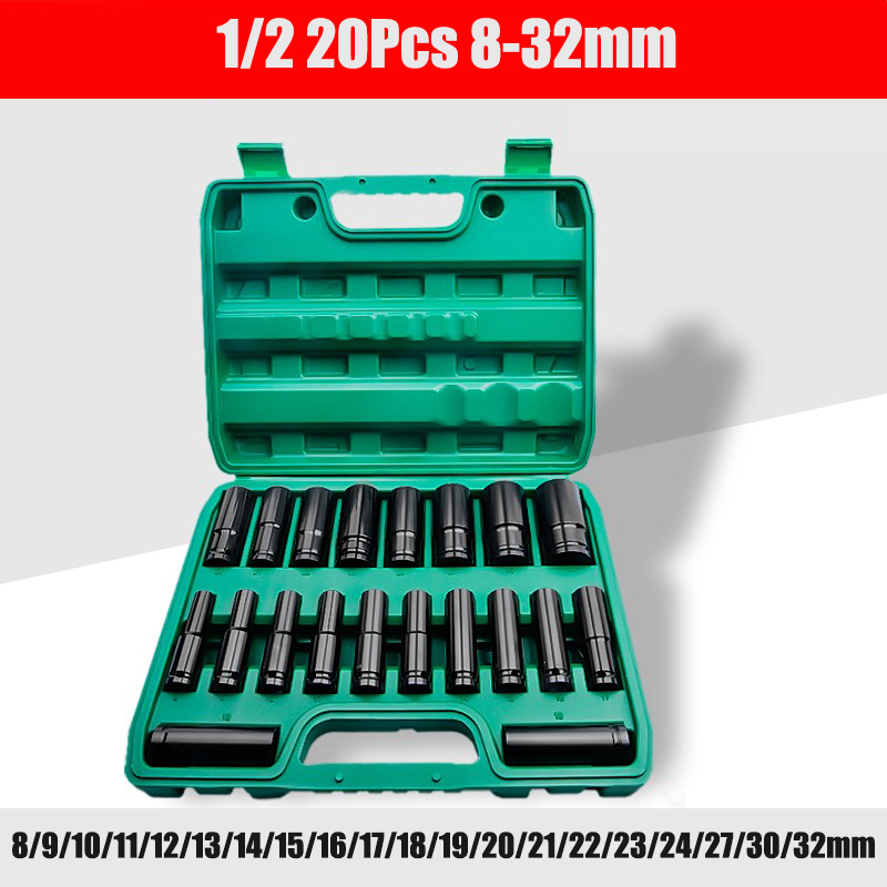 impact wrench socket set deep socket wrench set deep socket 1 2 drive