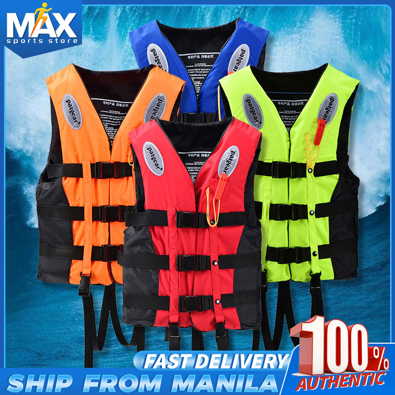 【24 Hours Shipping】ex Life Jacket For Swimming Adult Swim Boating Vest 