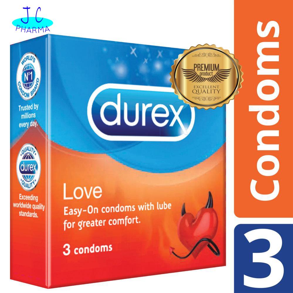 Durex Condom Love 3pcs Per Pack Discreet Packaging Lazada Ph