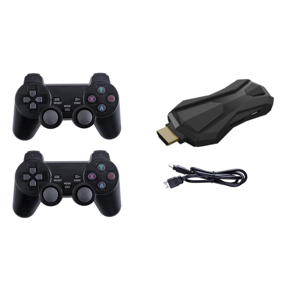 Double TV Game Console Video Game Consoles 4K HDMI-Compatible TV 2.4G Wireless Game Console,