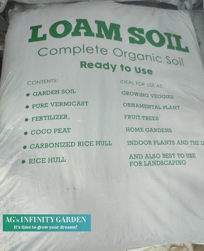 ORGANIC LOAM SOIL ( 9-11 KGS ) Ready to use complete with garden soil ...