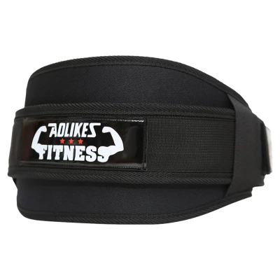 AOLIKES Weightlifting Squat Training Lumbar Support Band Sport Powerlifting Belt Fitness Gym Back Waist Protector