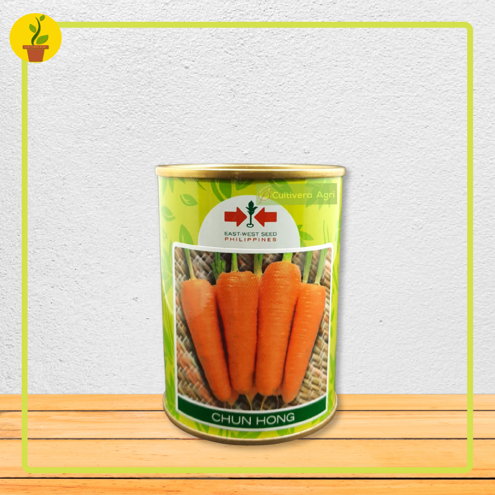 Carrot Seeds (Chun Hong) [50 Grams Can] Eastwest By Cultivera Agri