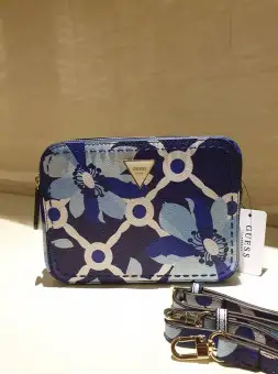 guess blue crossbody bag